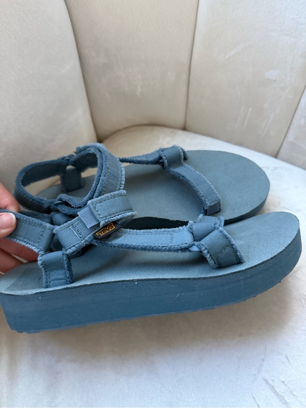 Teva blue sandals